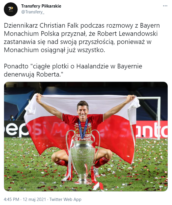 POWÓD, dla którego Lewy może ODEJŚĆ z Bayernu!